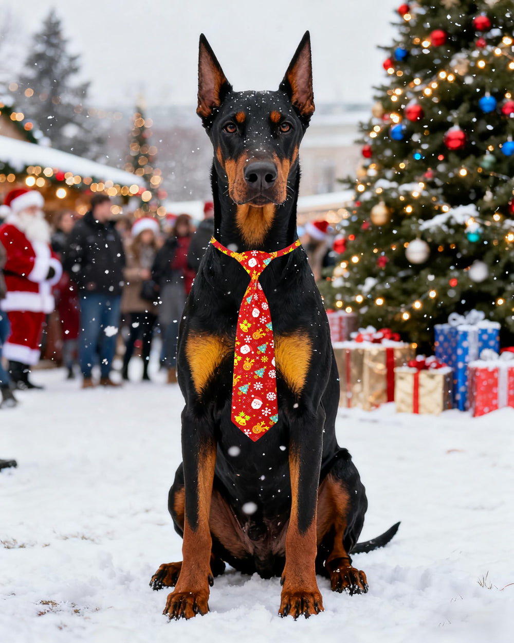 PET SHOW accesorios festivos para fotos, corbatines navideños para perro grande.