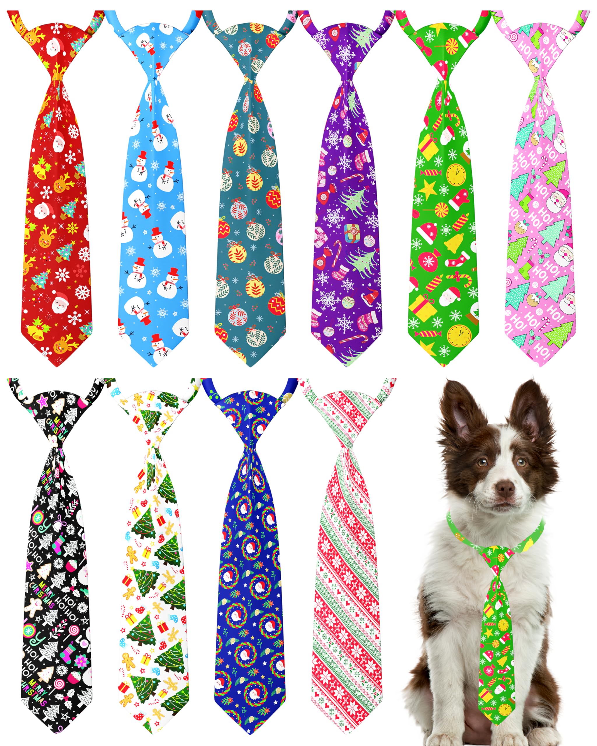 PET SHOW corbata navidad para perro XL ajustable, ideal para fiestas.