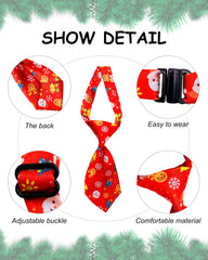 PET SHOW corbatas navideñas con diseños únicos para perro XL.
