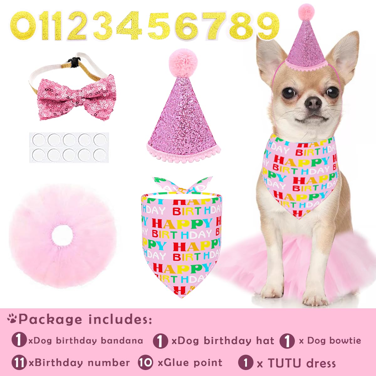 PET SHOW corbatín rosa para perros, toque elegante en celebraciones.