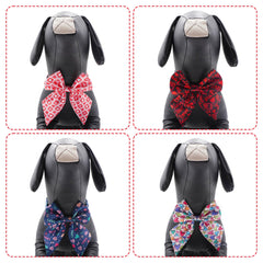 PET SHOW Lazo Valentine para perros, estampado colorido para eventos.