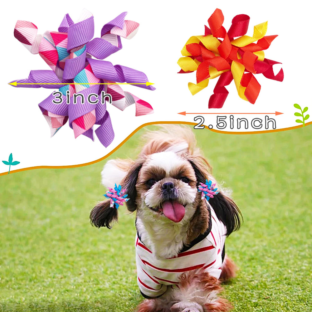PET SHOW paquete de 20 lazos coloridos para mascotas