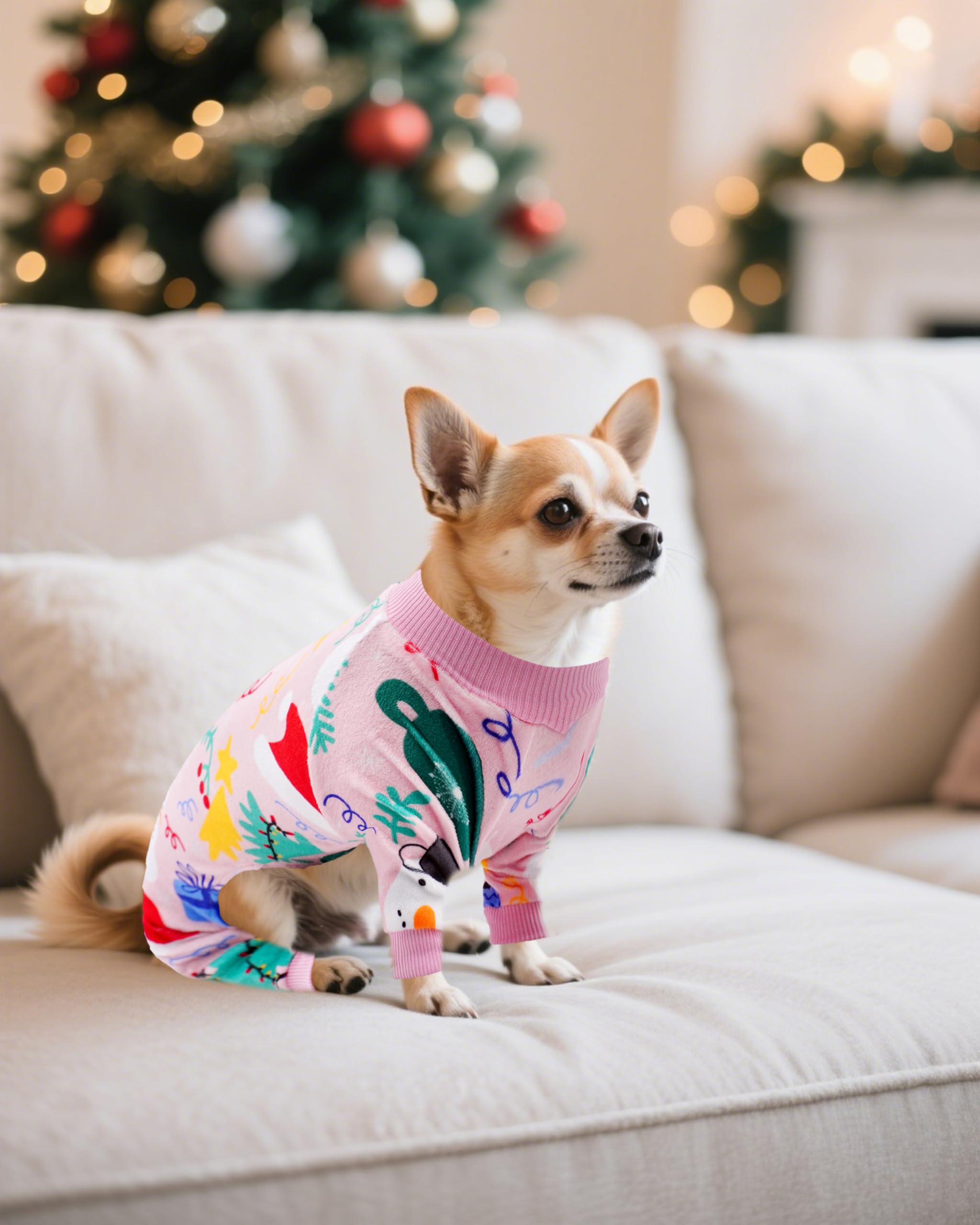 Pijama PET SHOW con copo de nieve, perfecto para días fríos.