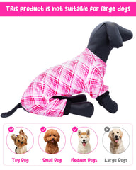 Pijama PET SHOW para perro pequeño con flores, ligero y cómodo para uso diario.