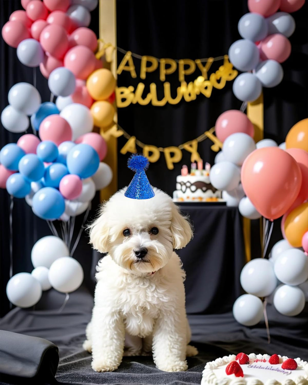 Sombrero mini boda PET SHOW para celebraciones adorables.