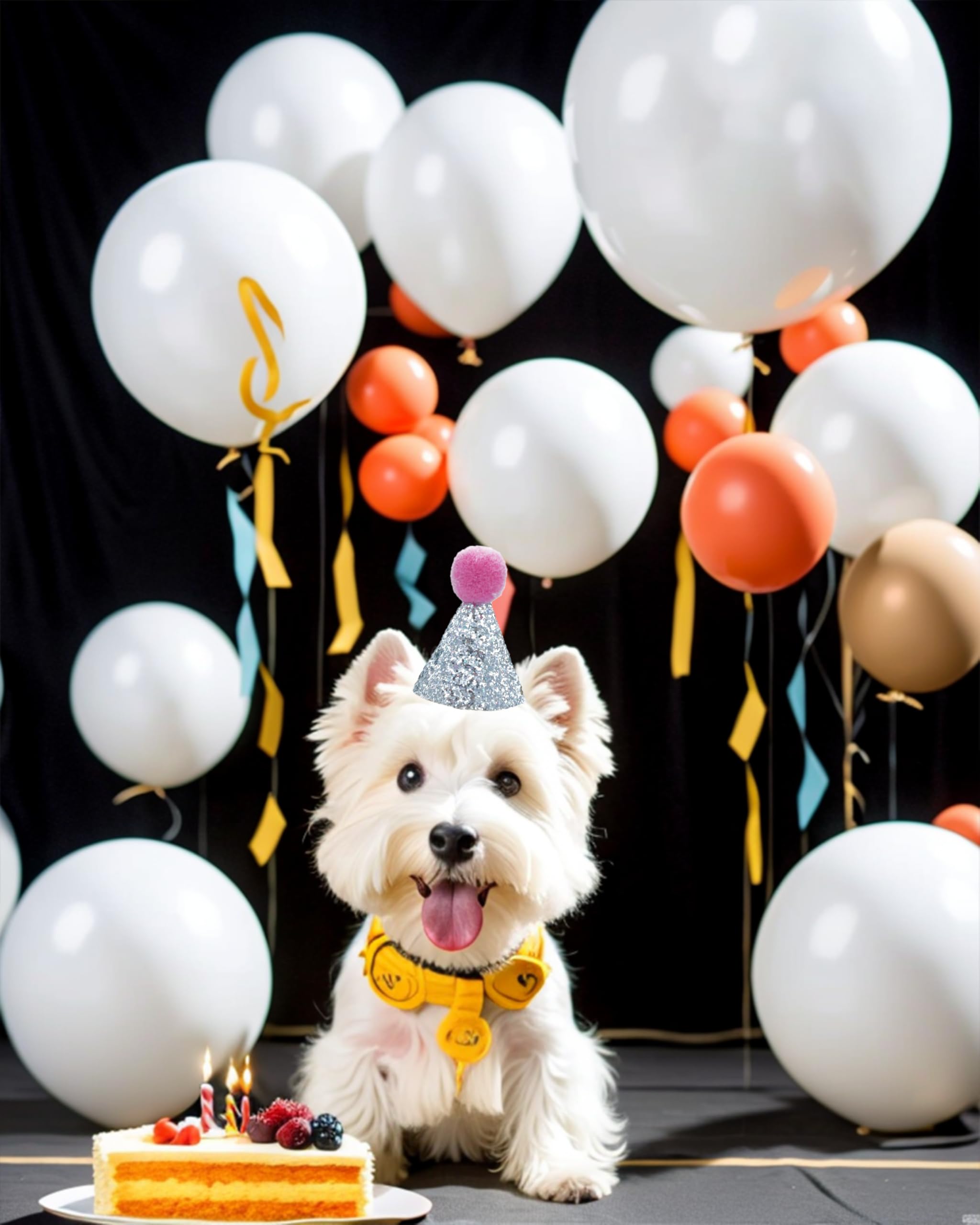 PET SHOW sombrero mini-perro azul con lentejuelas; para fiestas y reuniones