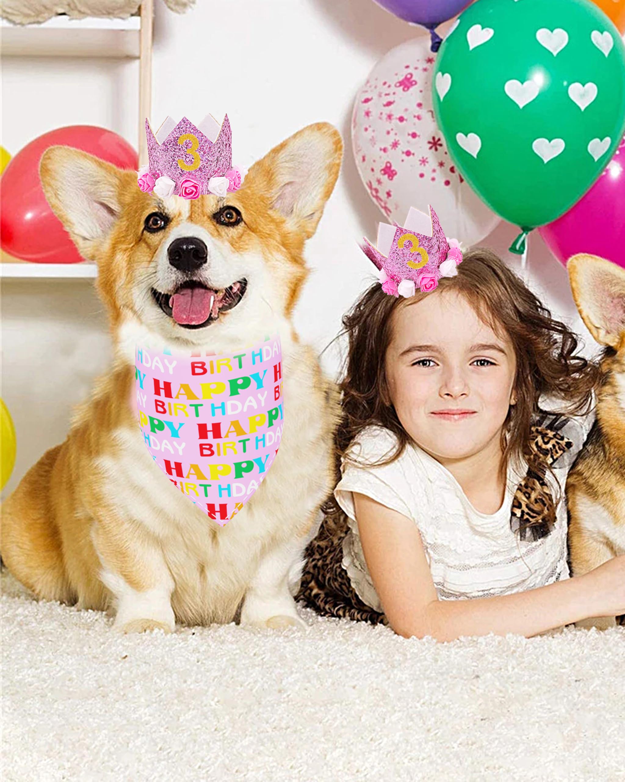 PET SHOW look rosa para perros y gatos, perfecto para celebración.