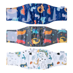 Pet Soft banda vientre perro Dino XXL, ajuste cómodo para perros machos grandes.