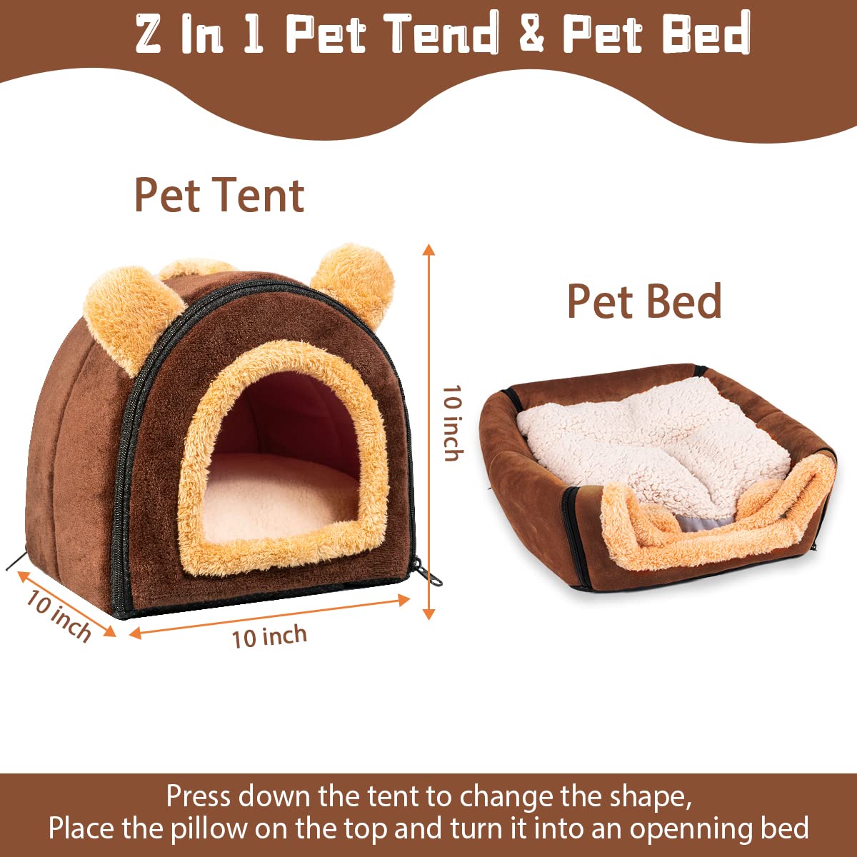 Pet Soft cama-toldo para conejos, protección y confort en un solo mueble