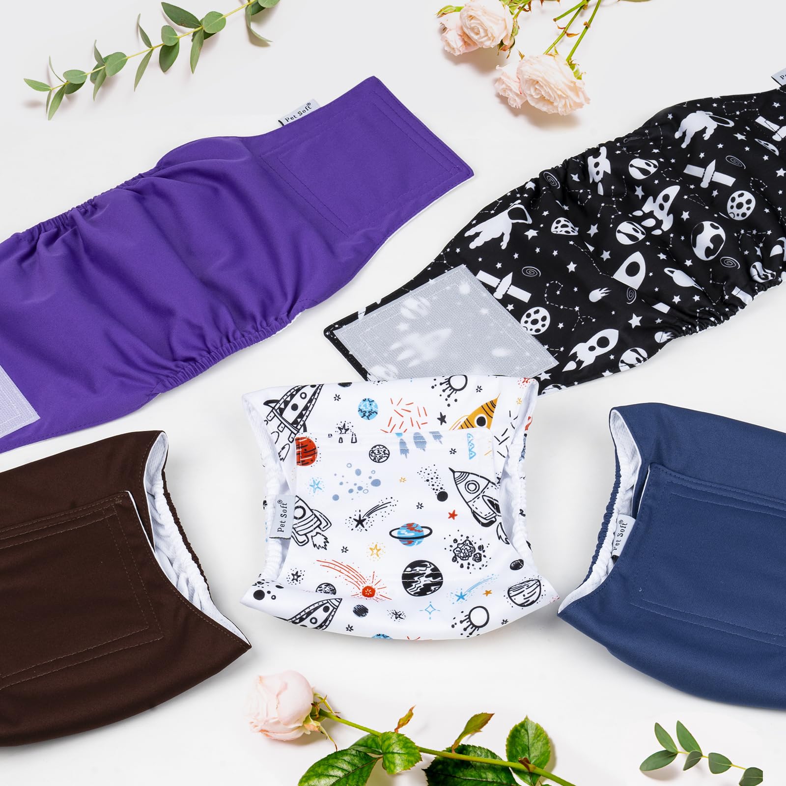 Cierre de velcro fuerte Pet Soft, seguro durante juego y paseo.
