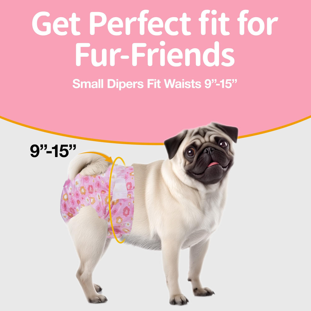 Pet Soft cintura elástica para perros pequeños, ajuste seguro y cómodo.