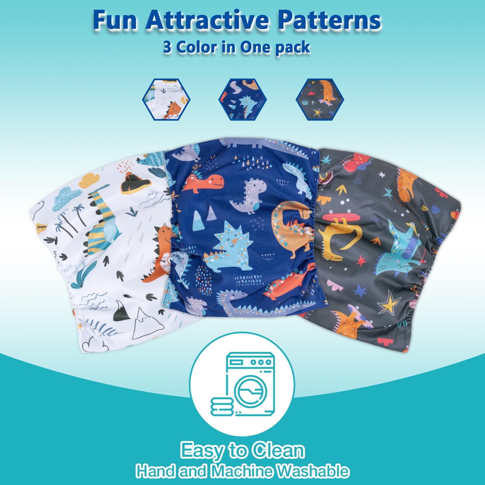Pet Soft banda Dino estampada, ofrece protección y confort diario.