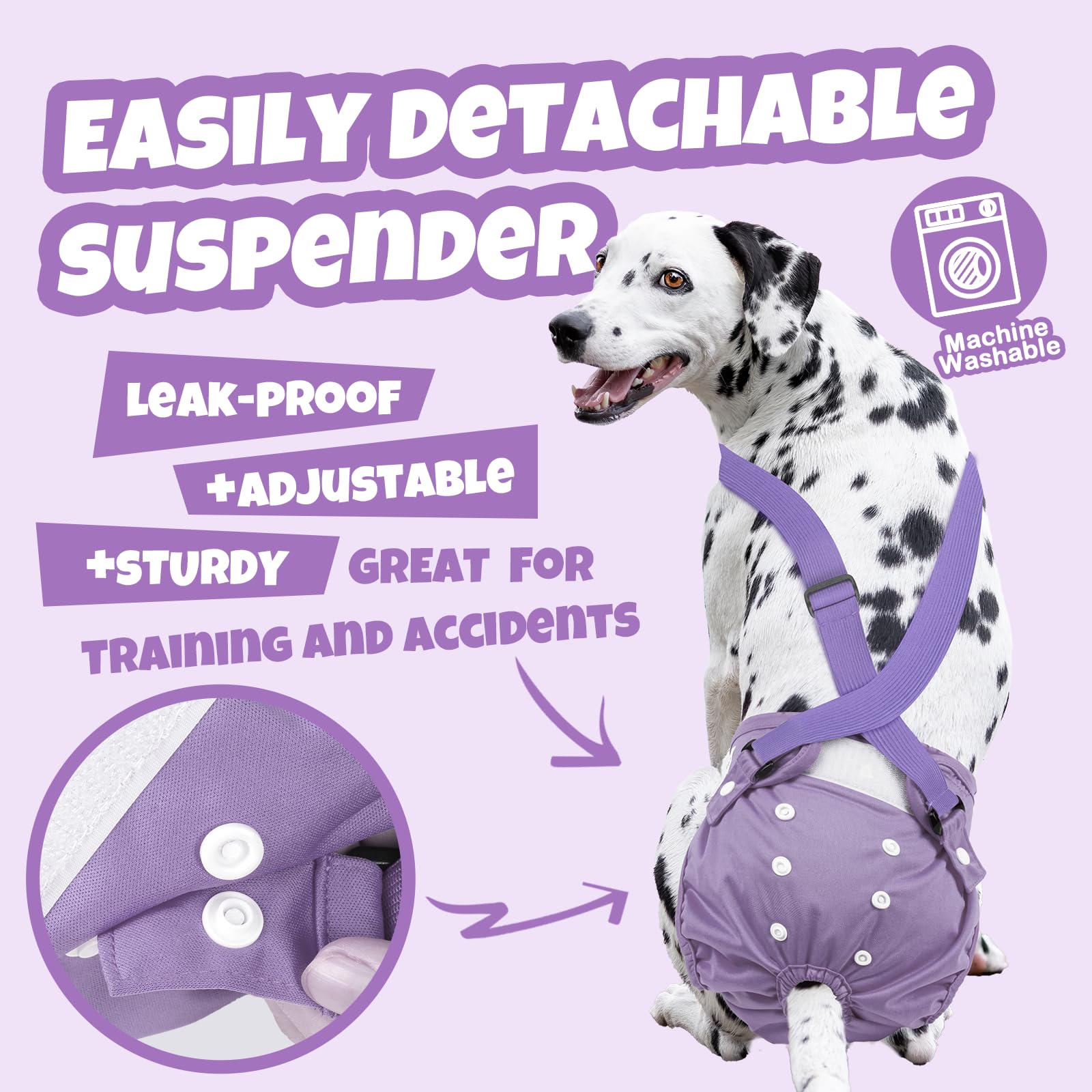 Pañales Pet Soft con capa impermeable para evitar filtraciones.