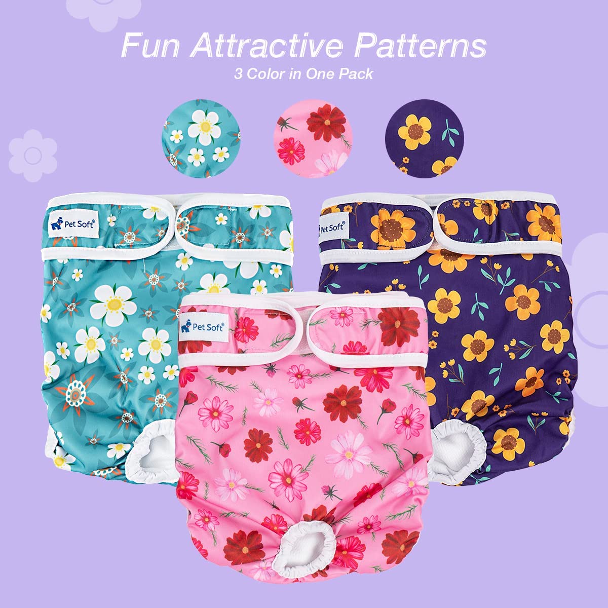 Material duradero Pet Soft para lavados repetidos y uso diario.