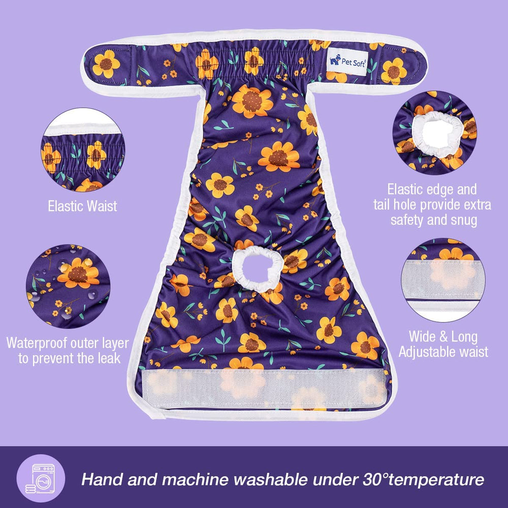Tallas XS–XL Pet Soft para distintos tamaños de perro.