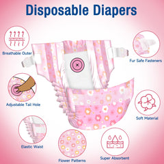 Pañales Pet Soft con exterior transpirable para climas cálidos