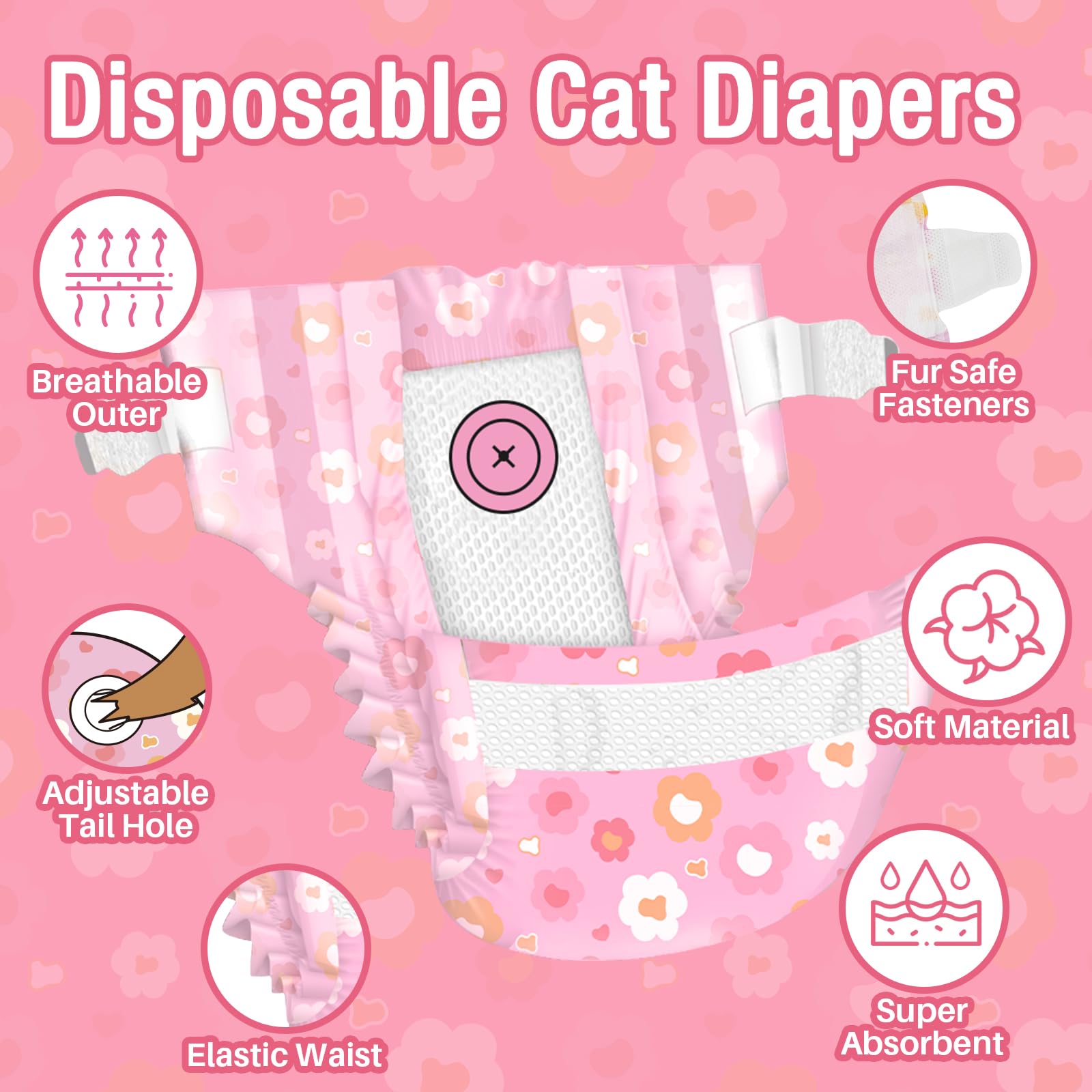 Pet Soft panales gato absorbente rápido para mayor sequedad.