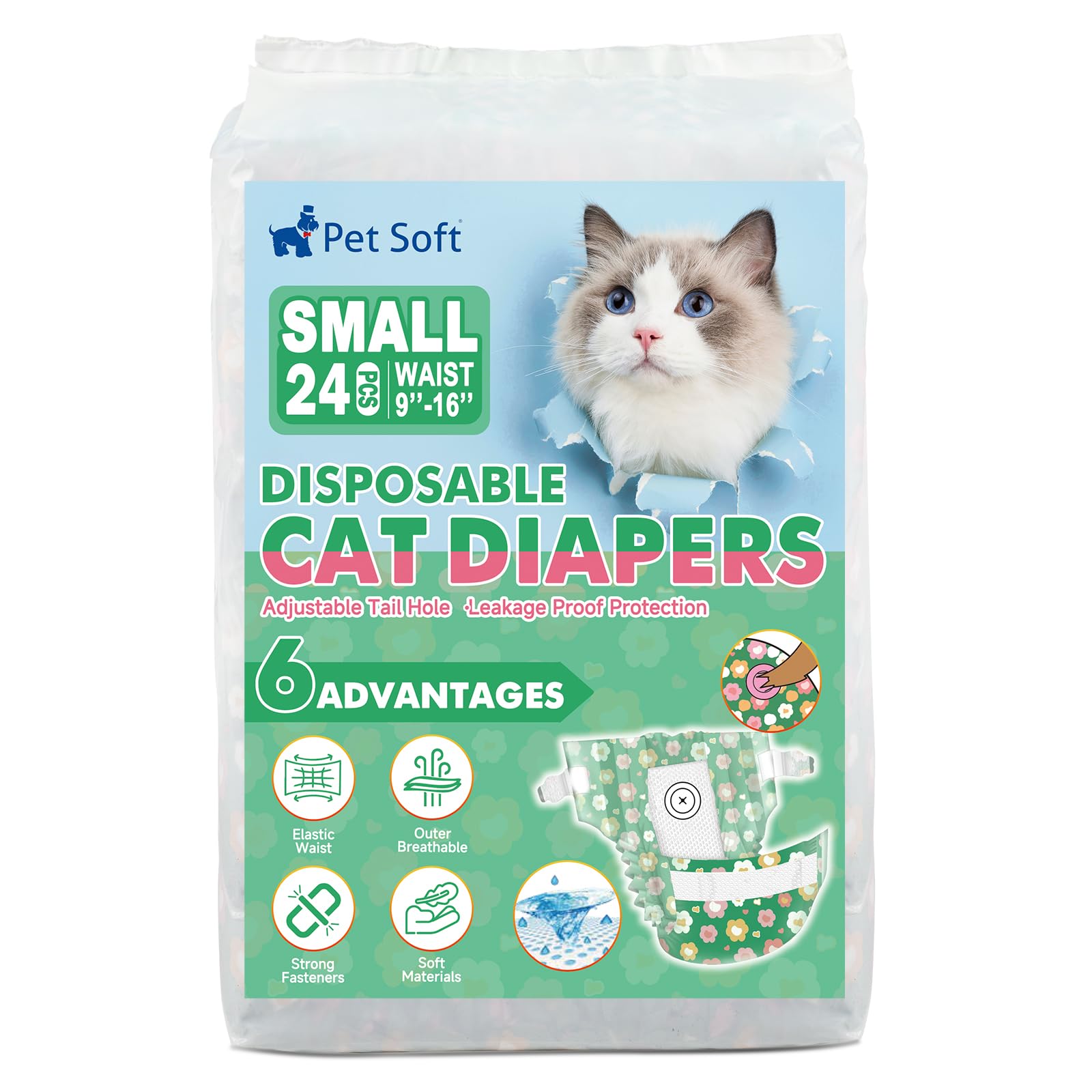 Empaque Pet Soft de 24 piezas listo para varias jornadas.