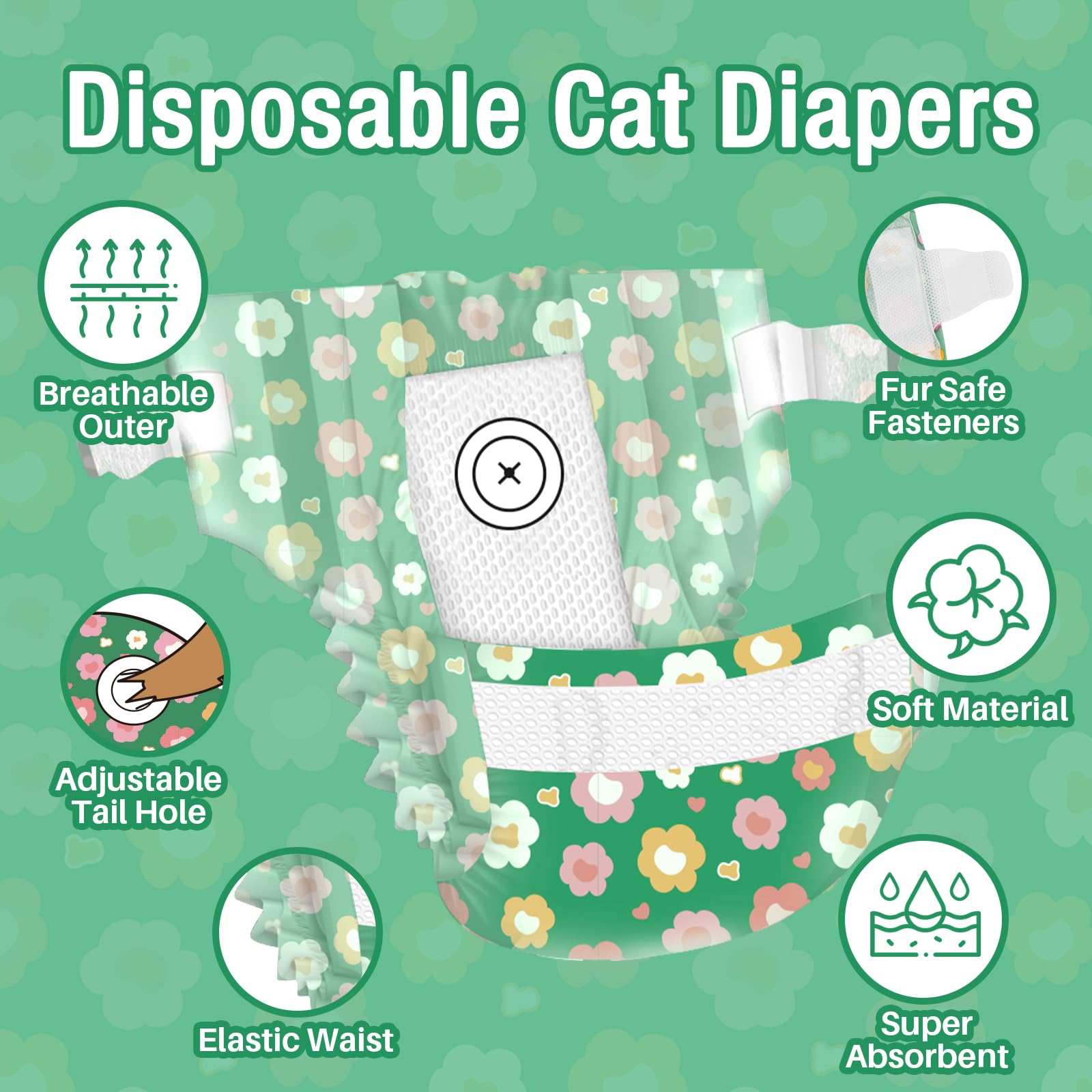 Núcleo absorbente de Pet Soft que retiene la humedad rápidamente.