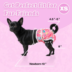 Pañales Pet Soft en tallas XS a XL para un ajuste preciso.