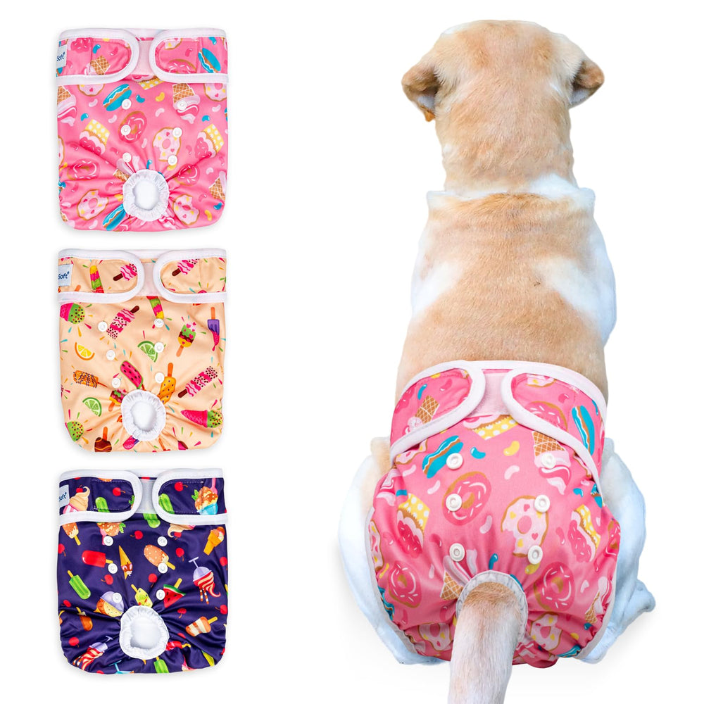 Pañales Pet Soft de uso múltiple para entrenamiento o situaciones diarias.
