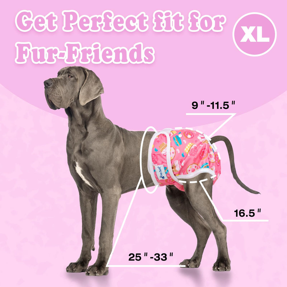 Pet Soft pañales con cierre de velcro superpuesto, ajuste adaptable entre tallas