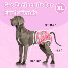 Pet Soft pañales con cierre de velcro superpuesto, ajuste adaptable entre tallas
