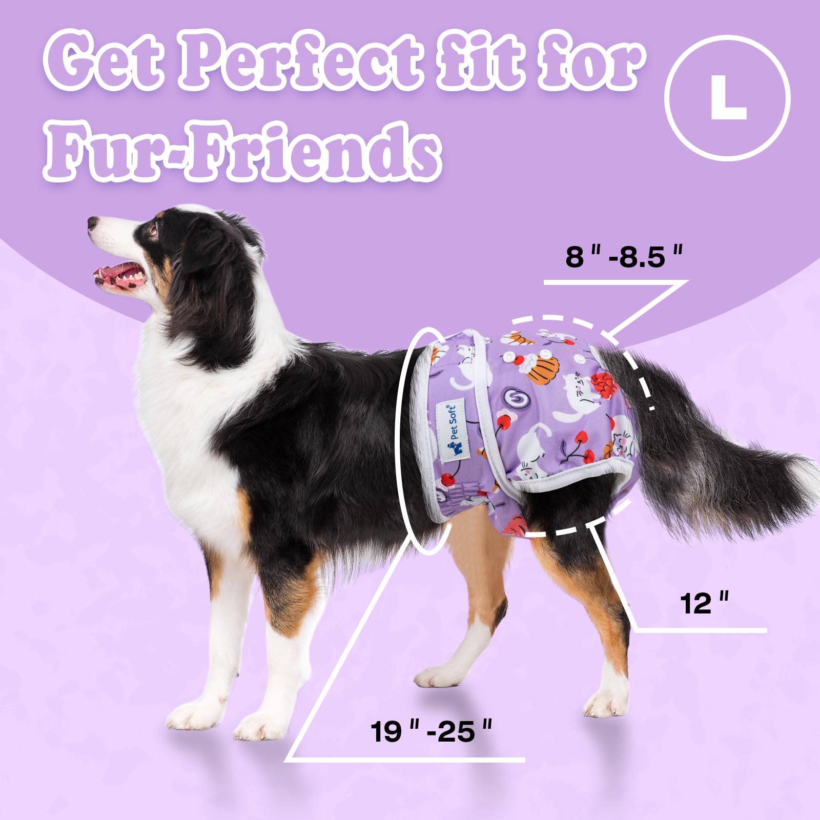 Pañales Pet Soft con material suave para mayor comodidad diaria.