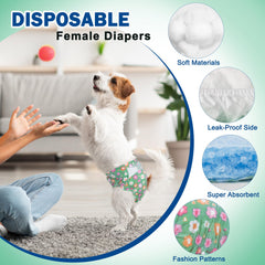 Pañales Pet Soft con orificio de cola ajustable para diferentes tamaños de cola.