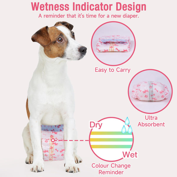 Pet Soft pañales absorbentes ultra para evitar fugas.