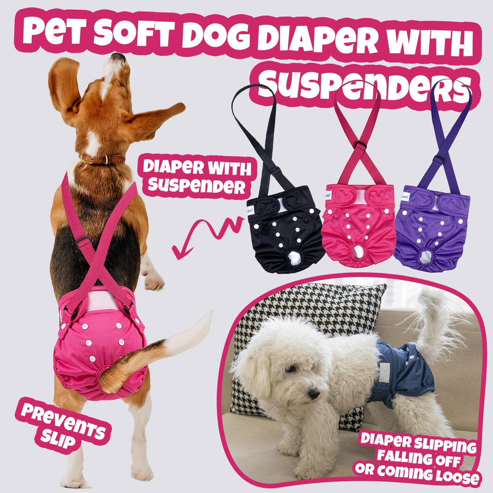 Pet Soft protector de celo para viajes y entrenamiento, cómodo para perros pequeños