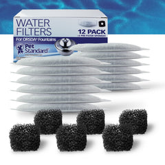 PET STANDARD esponjas pre-filtro conjunto de 6, protección inicial para la fuente.
