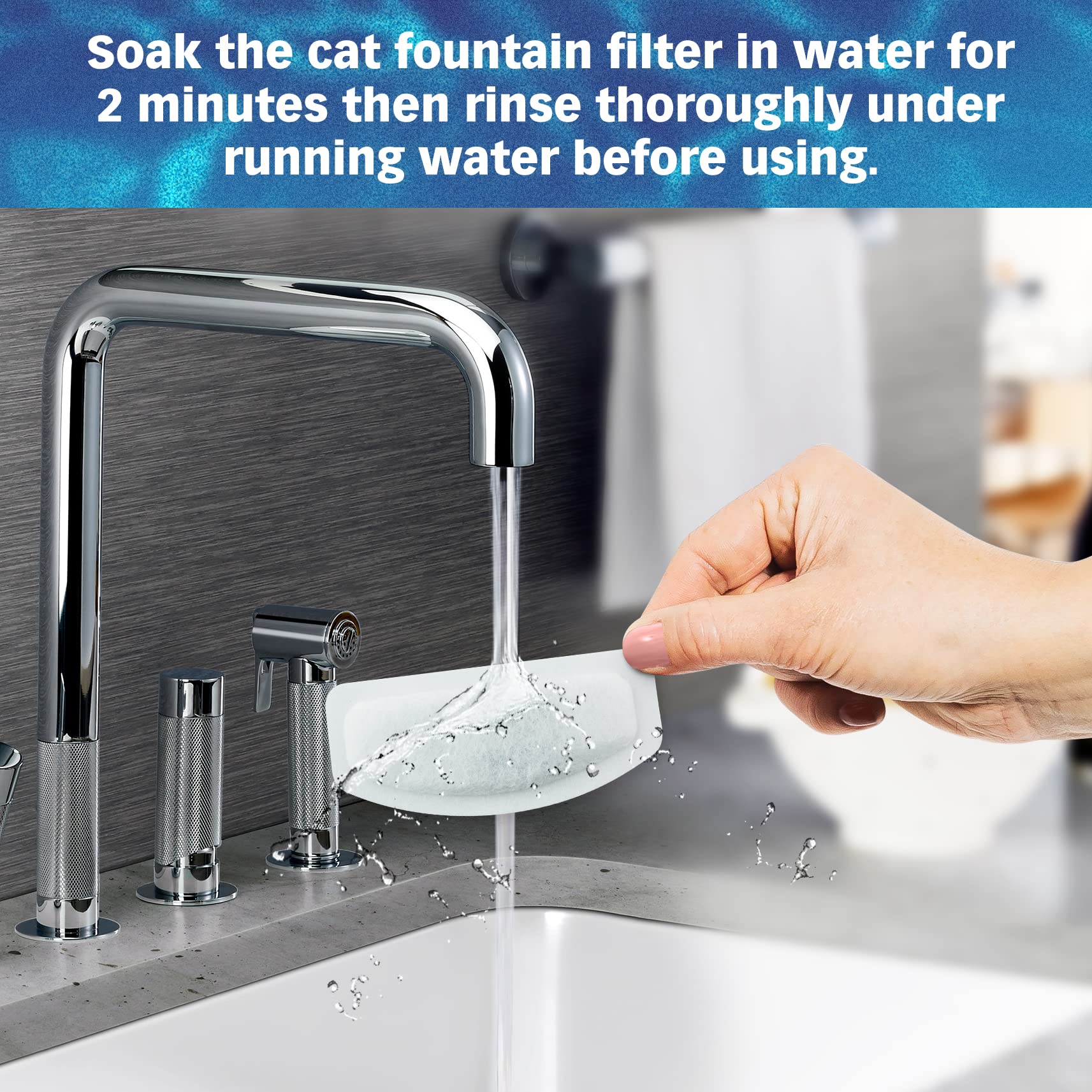 PET STANDARD mantenimiento de la fuente, limpieza regular para agua limpia.