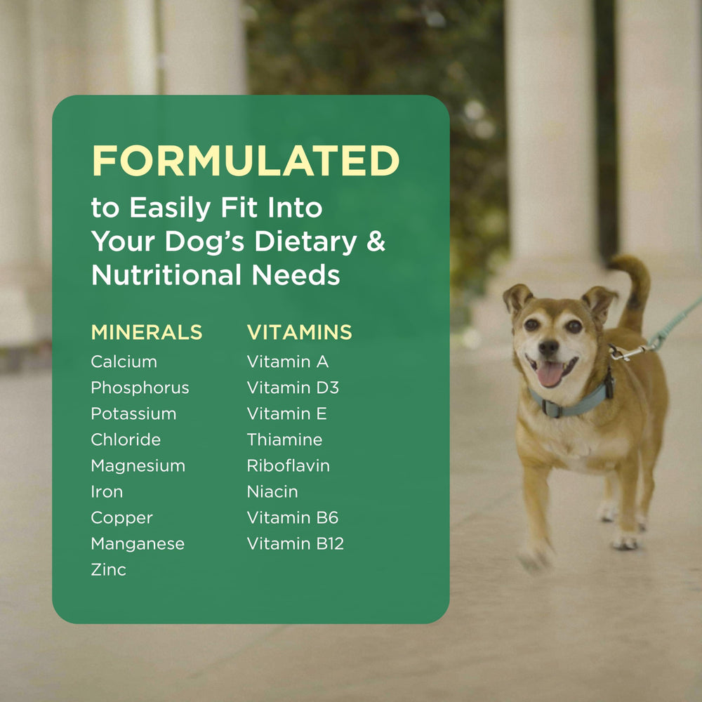 Apoyo nutricional general para perros con Pet-Tabs.