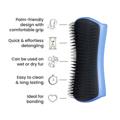 Pet Teezer cepillo para baño de perro, limpia con champú.