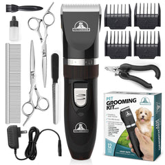 Pet Union kit profesional de cuidado del pelaje inalámbrico para perros y gatos, cómodo de usar