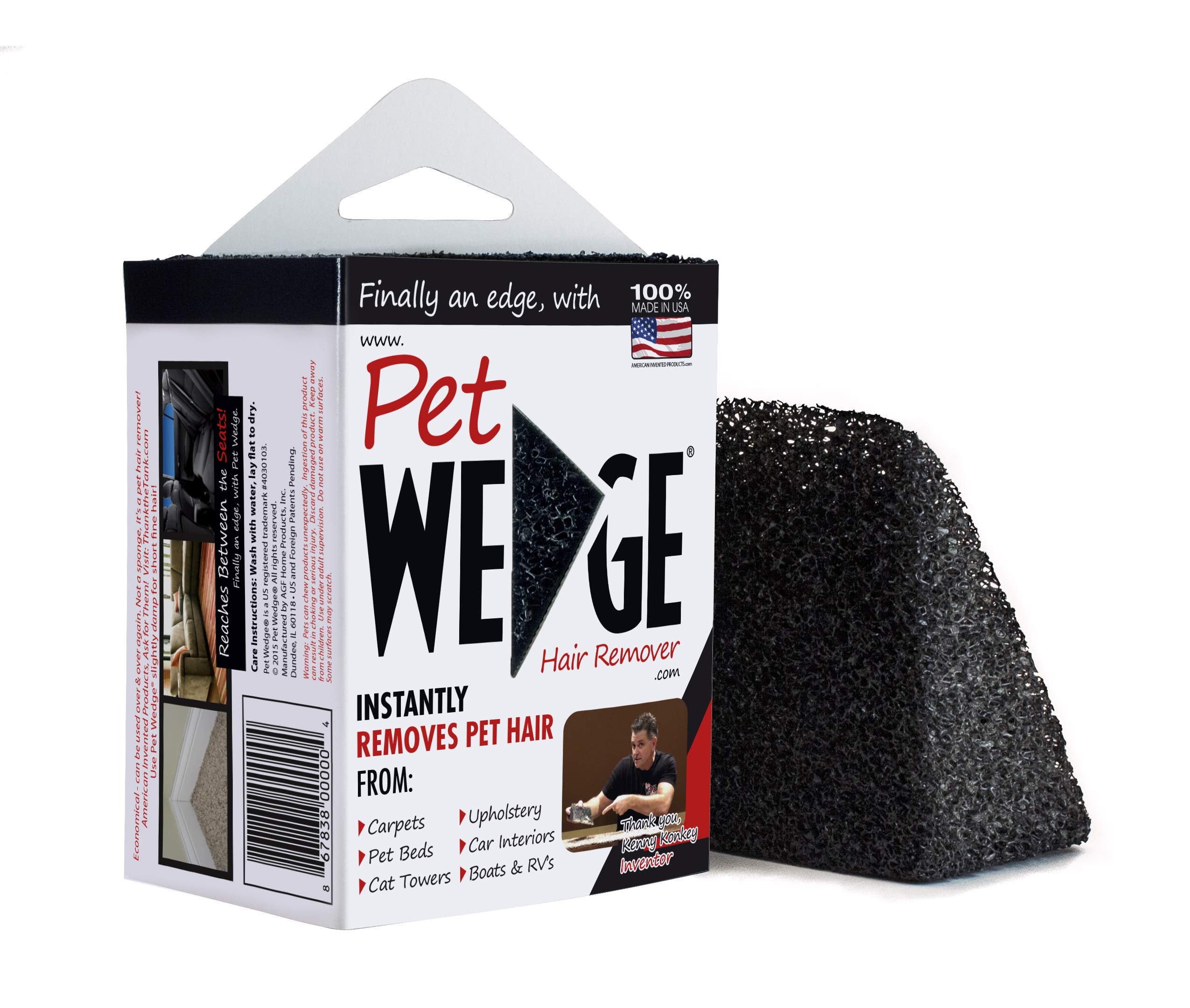 Pet Wedge hecho en Estados Unidos, garantía de calidad.