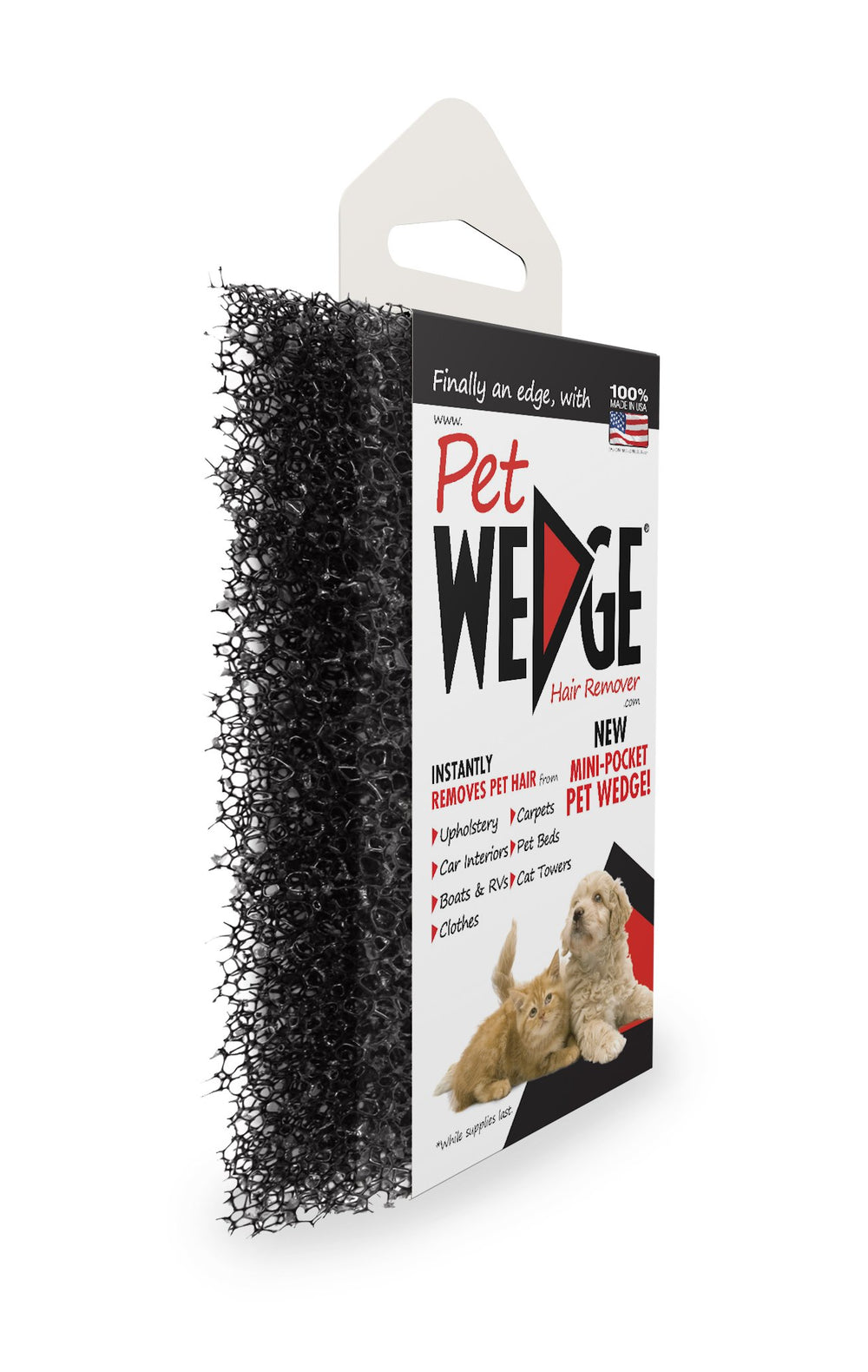 Pack de 2 Pet Wedge y Mini-Bolsillo, solución versátil.