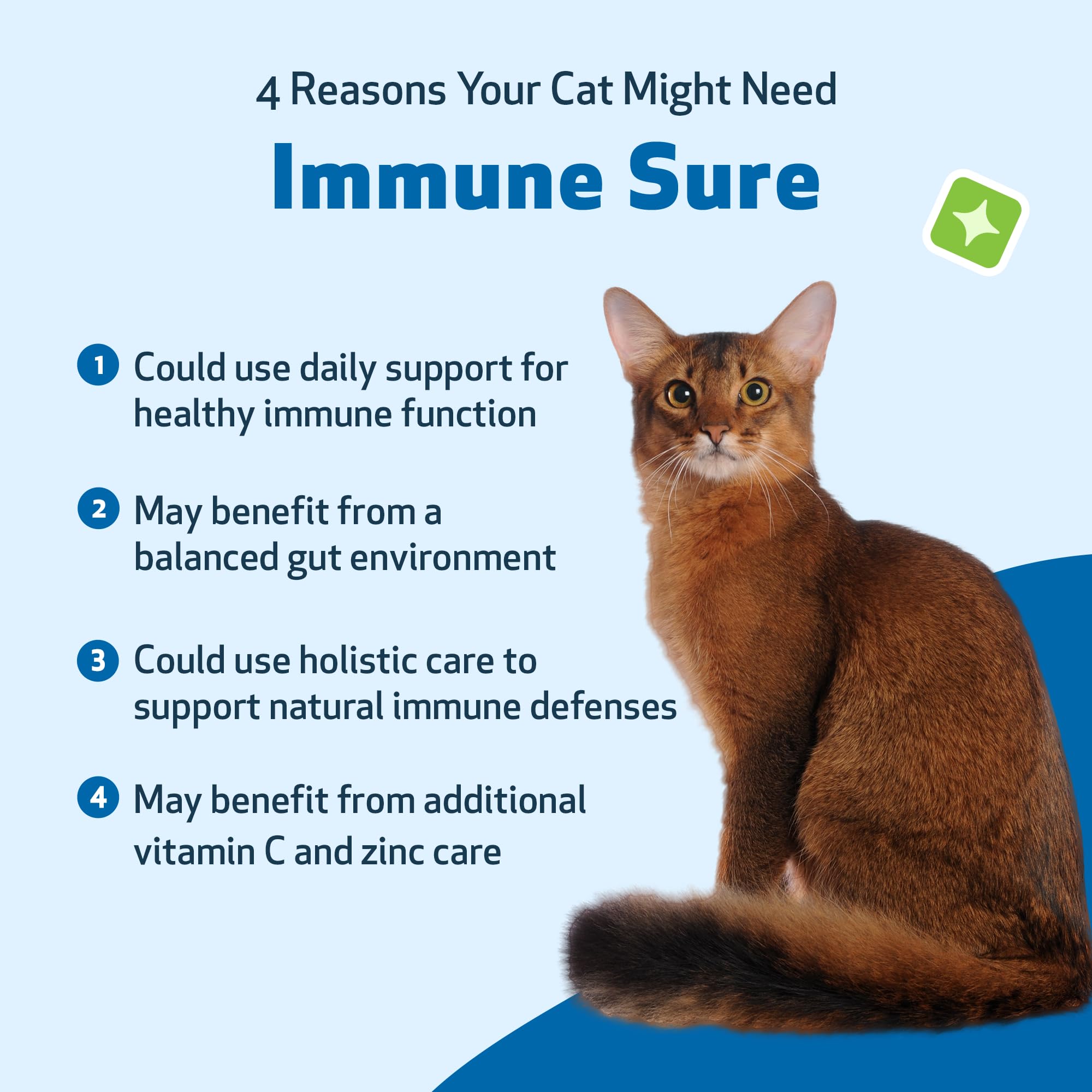 Gotero de Immune Sure para gatos, uso cómodo para administrar dosis