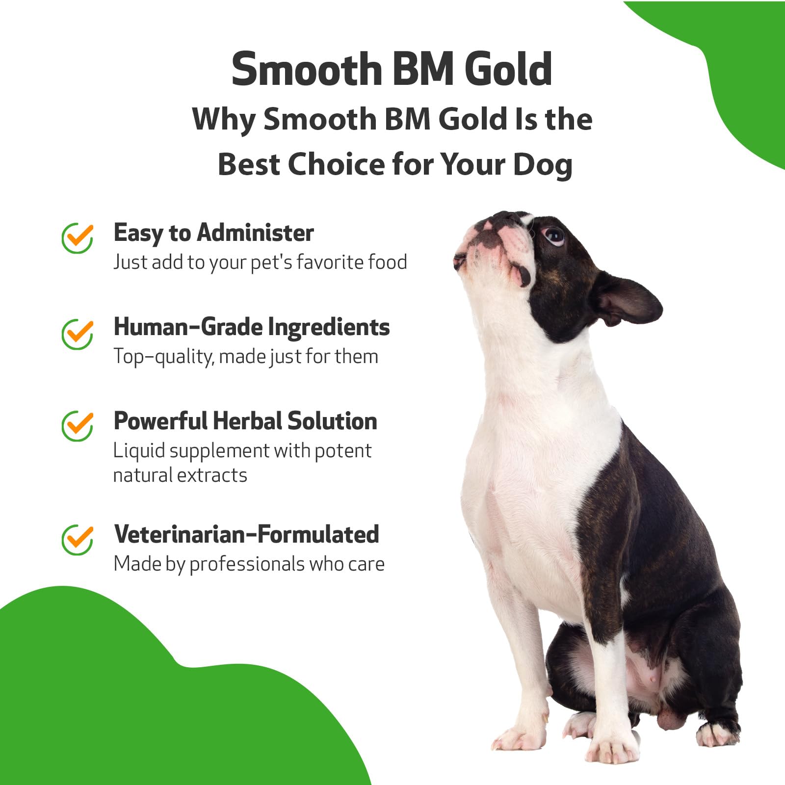 Pet Wellbeing Smooth BM Gold, fabricación-eeuu en instalaciones autorizadas.