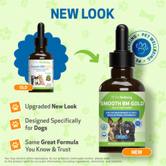 Pet Wellbeing Smooth BM Gold, mezcla-herbal para apoyar la digestión suave.