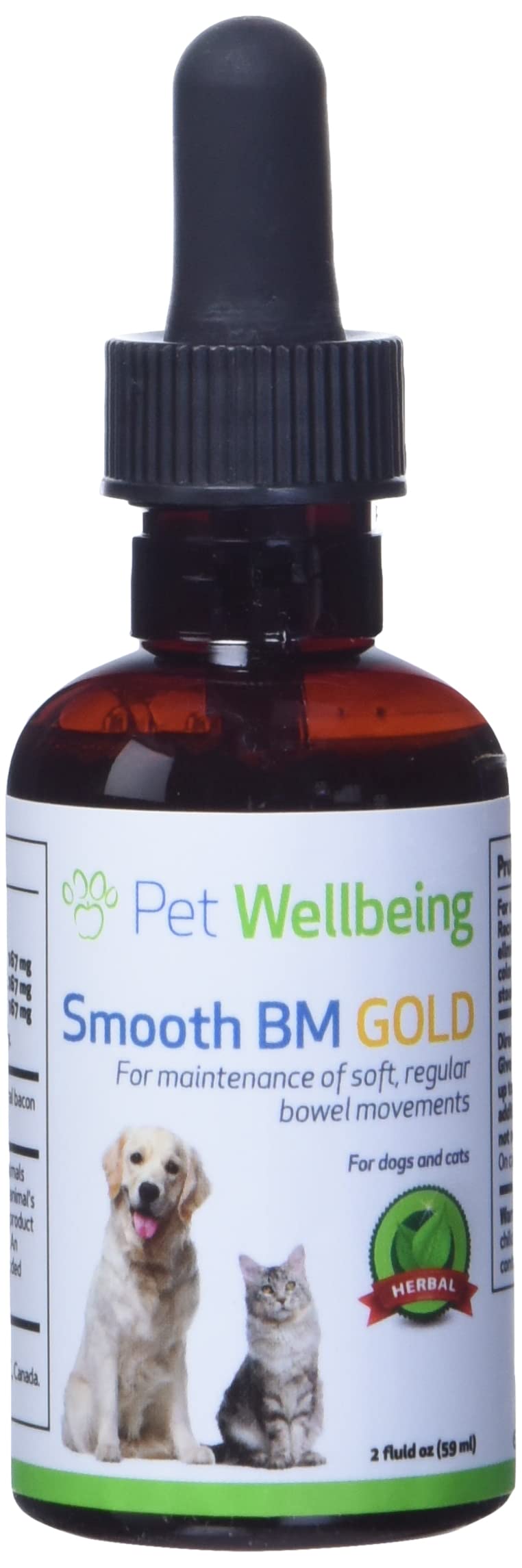 Pet Wellbeing Smooth BM Gold, presentacion-59ml ideal para uso diario.