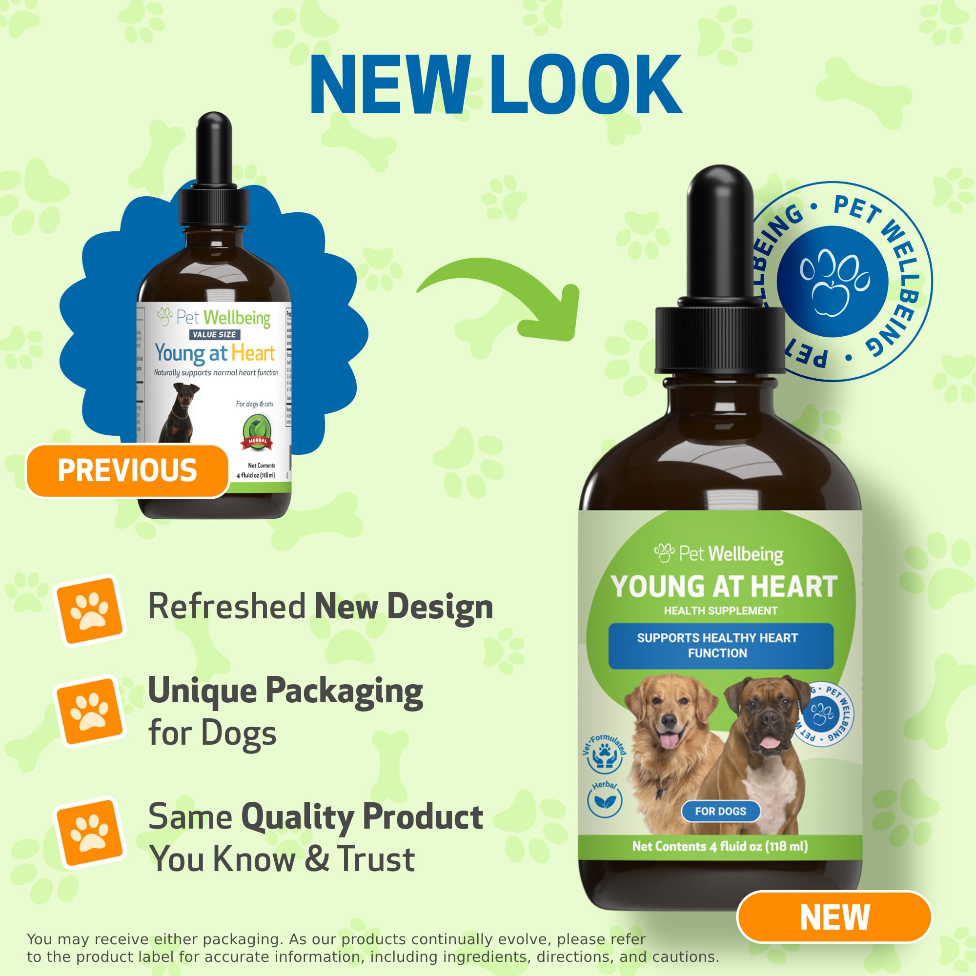 Pet Wellbeing Young at Heart, uso senior para apoyar la vitalidad diaria.