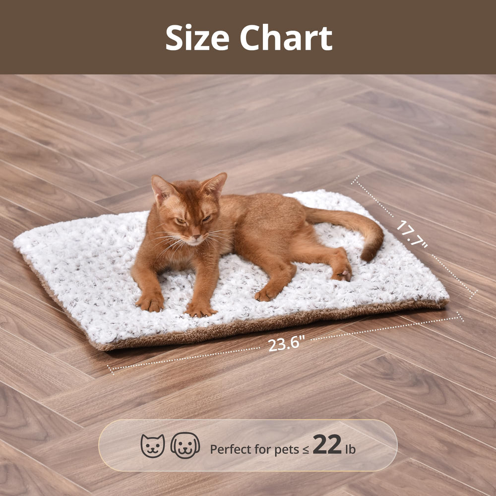 Petace cama 60x45 cm, espacio cómodo para gatos y perros pequeños