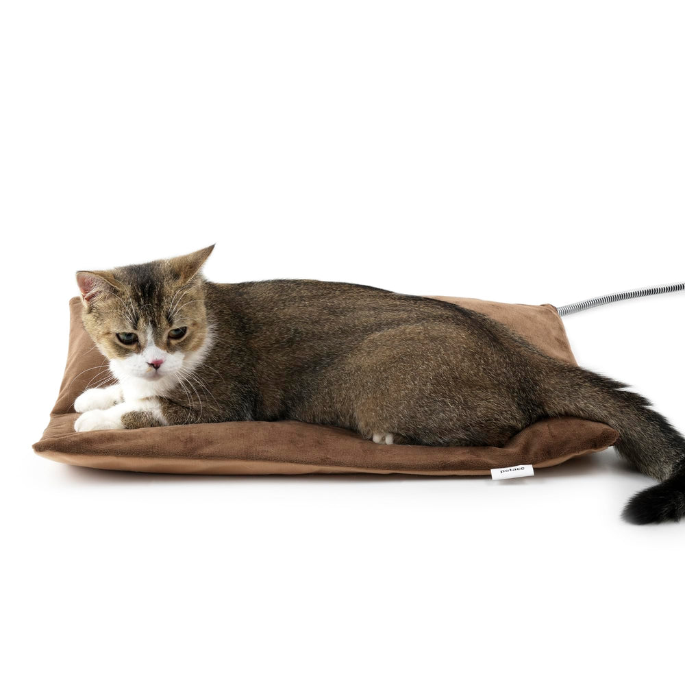 Petace cama caliente exterior para gatos y perros, uso al aire libre cómodo.