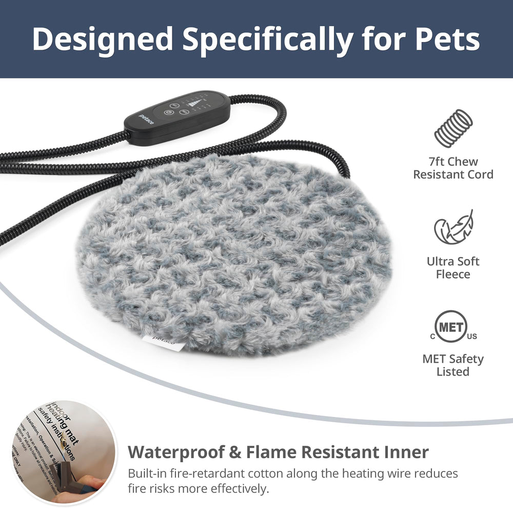 Petace cama de 11.8 pulgadas, perfecta para gatos y conejos.