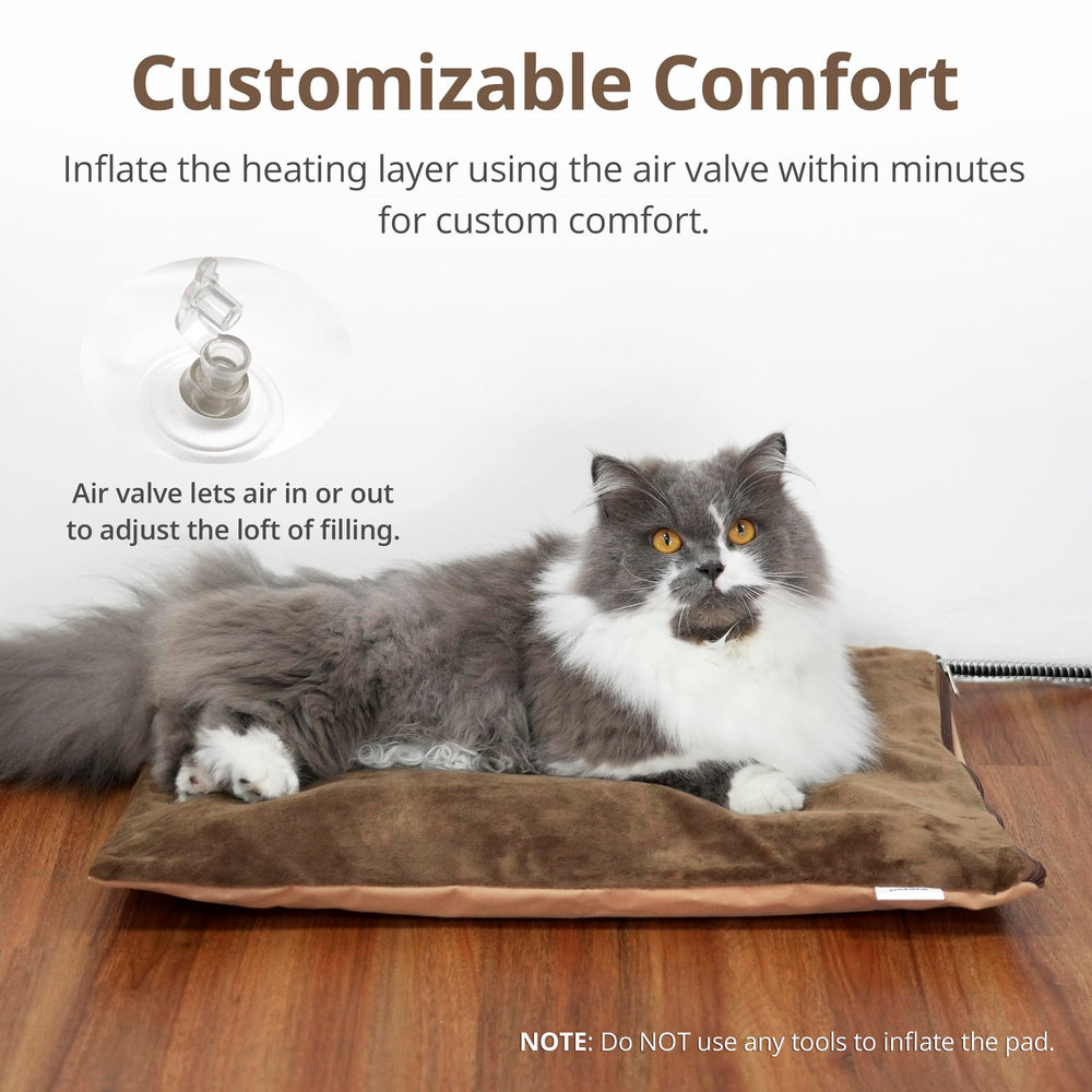 Petace funda removible lavable para cama cálida de mascotas.
