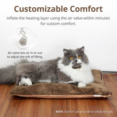 Petace funda removible lavable para cama cálida de mascotas.