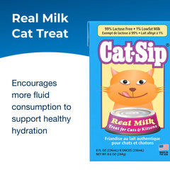 PetAg Cat-Sip digestibilidad mejorada, leche de baja lactosa para gatos y gatitos