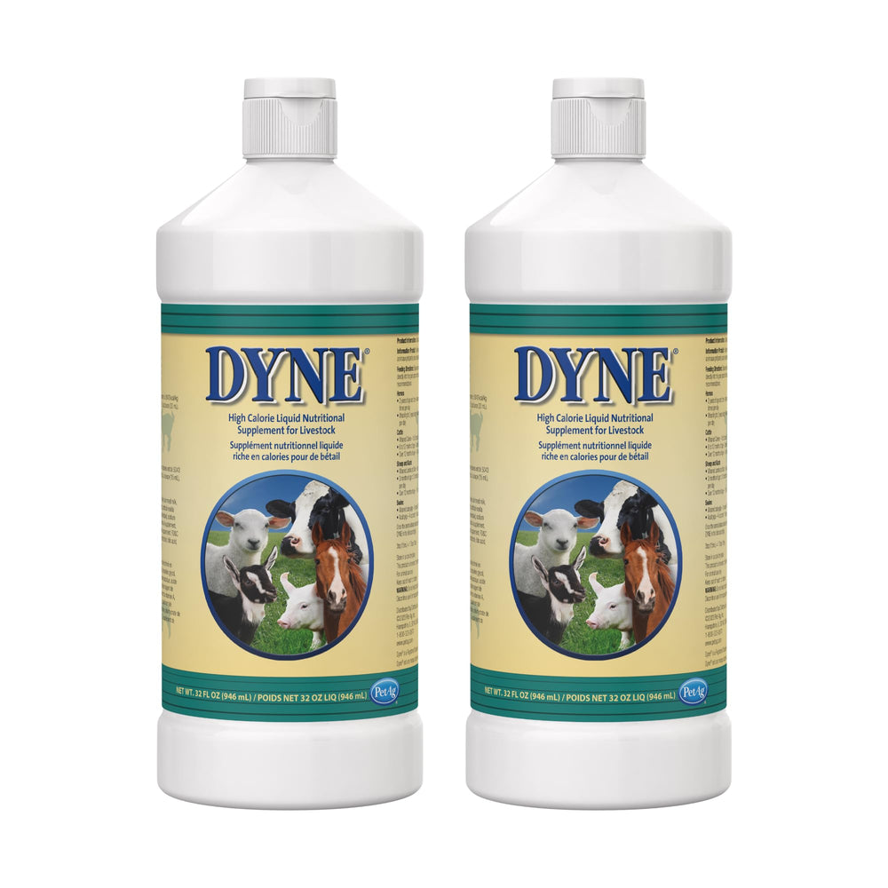 PetAg Dyne en botella de 32 oz para aporte calórico en ganado